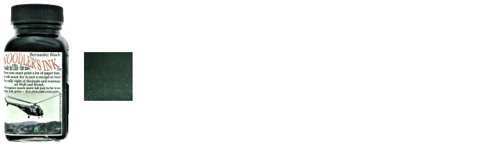 Noodler's Ink Ink bottle, Ink series Black ink (Bernanke Black)