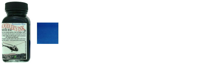 Noodler's Ink Ink bottle, Ink series Blue ink (Bernanke Blue)