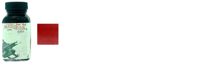 Noodler's Ink Ink bottle, Ink series Red ink (Park Red)