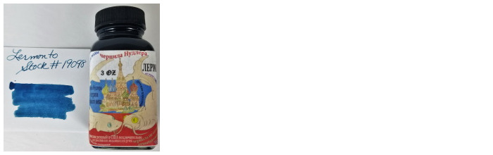 Noodler's Ink Ink bottle, Ink series Blue ink (Lermontov)