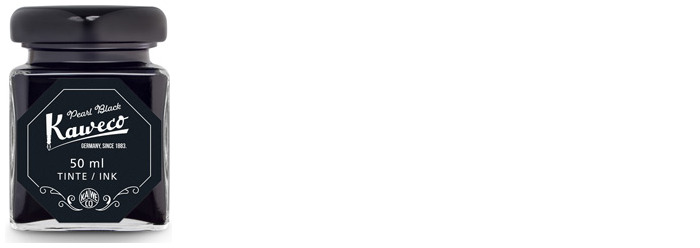 Kaweco Ink bottle, Refill & ink series "Pearl Black" ink  50ml