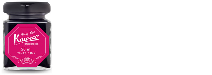 Kaweco Ink bottle, Refill & ink series "Ruby Red" ink 50ml