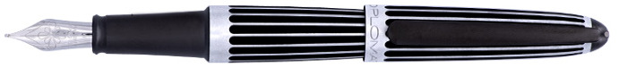 Diplomat Fountain pen, Aero series Black (Stripes)
