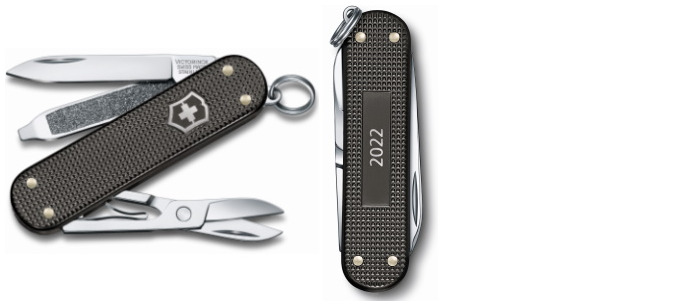Victorinox Knife, Alox Limited Edition 2022 series Thunder Gray (Classic SD)