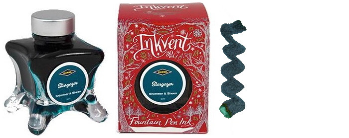 Diamine Ink bottle, Inkvent Red Edition series Stargazer ink (50ml)