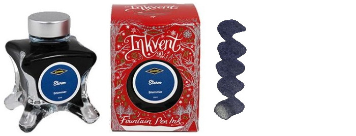 Diamine Ink bottle, Inkvent Red Edition series Storm ink (50ml)