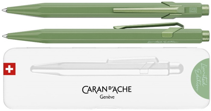 Caran d'Ache Ballpoint pen, 849 Claim Your Style Ltd Edt IV series Clay Green