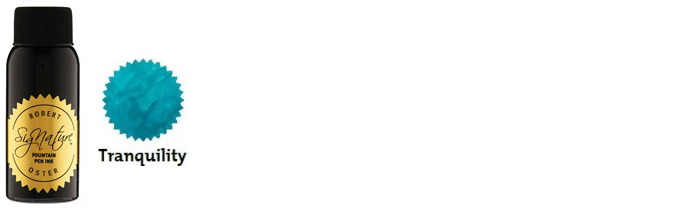 Robert Oster Ink bottle, Blues & Teals series (Tranquility) 50ml