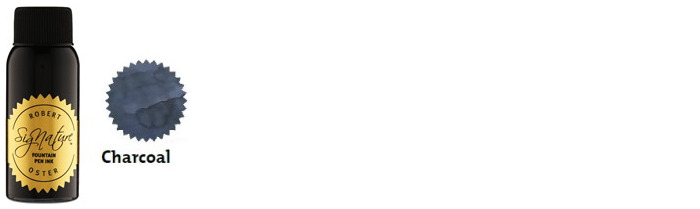 Robert Oster Ink bottle, Blacks & Darks series (Charcoal) 50ml