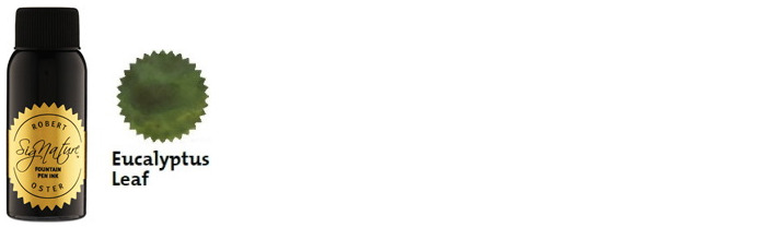 Robert Oster Ink bottle, Greens series (Eucalyptus Leaf) 50ml