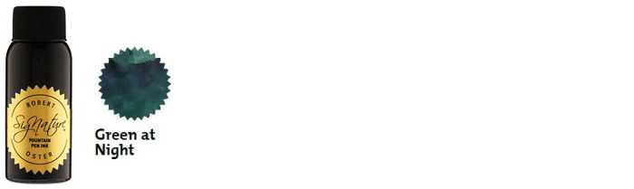 Robert Oster Ink bottle, Greens series (Green at Night) 50ml