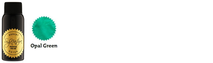 Robert Oster Ink bottle, Greens series (Opal Green) 50ml