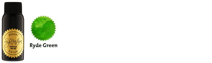 Robert Oster Ink bottle, Greens series (Ryde Green) 50ml