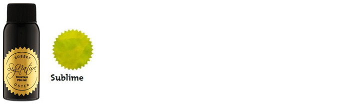 Robert Oster Ink bottle, Greens series (Sublime) 50ml