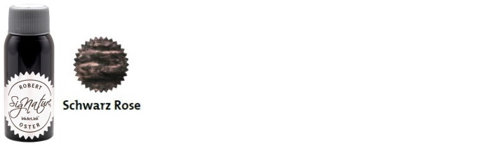 Robert Oster Ink bottle, Shake'N'Shimmy series (Schwarz Rose) 50ml