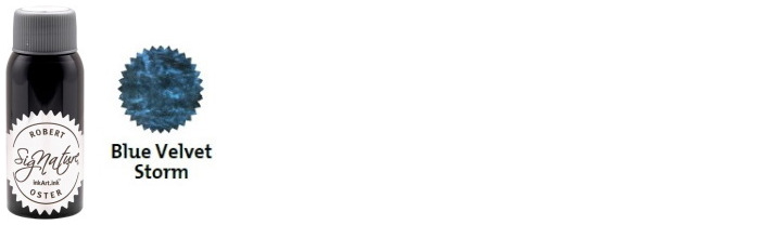 Robert Oster Ink bottle, Shake'N'Shimmy series (Blue Velvet Storm) 50ml