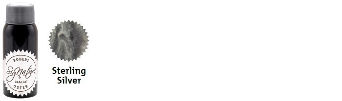 Robert Oster Ink bottle, Shake'N'Shimmy series (Sterling Silver) 50ml