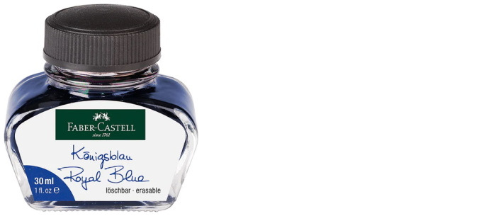 Faber-Castell Design ink bottle, Refill & ink series Royal blue ink (30ml)