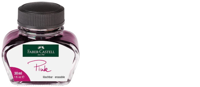Faber-Castell Design ink bottle, Refill & ink series Pink ink (30ml)