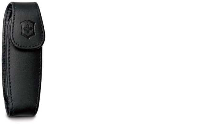 Victorinox Belt pouch, Accessories series Black leather 