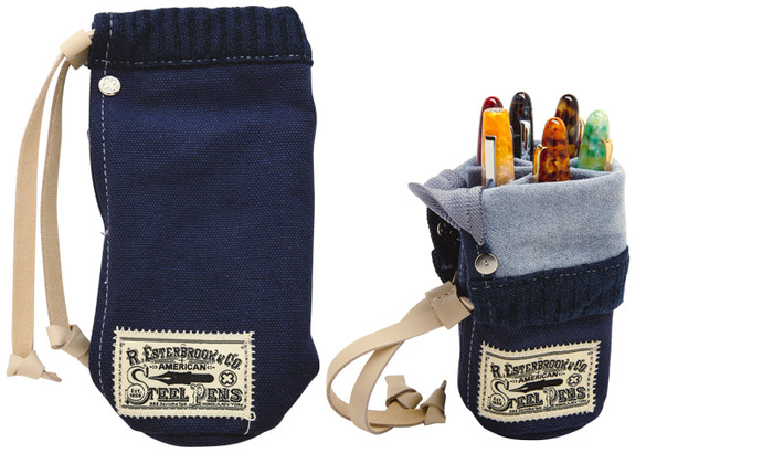 Esterbrook Pouch, 2Gocup series Navy (6)