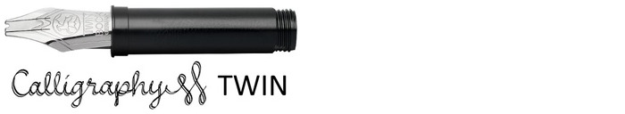 Kaweco Fountain pen nib, Parts series Steel (060) Calligraphy (Twin)