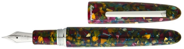 Esterbrook Oversize Fountain pen, Estie Core Botanical Gardens series - Palladium (Regular nibs)