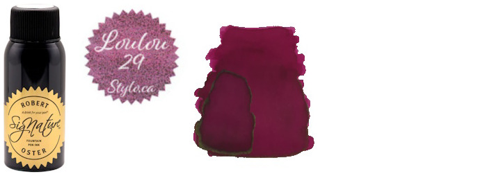 Robert Oster Ink bottle, Stylo.ca inks series Fuchsia (Loulou 29) 50ml