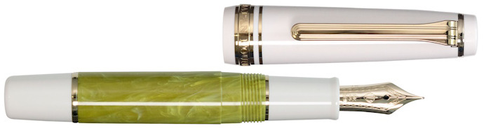 Sailor Fountain pen, Pro Gear Slim Mini Rencontre LE series Pistache GT (14kt nib)