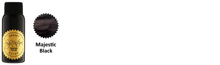 Robert Oster Ink bottle, Blacks & Darks series (Majestic Black) 50ml