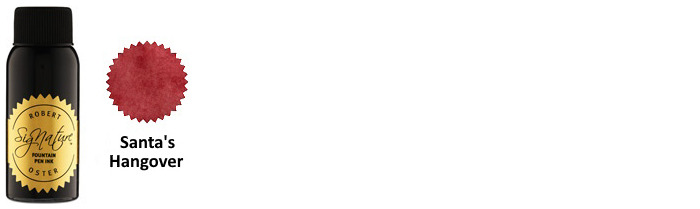 Robert Oster Ink bottle, Holiday series (Santa's Hangover) 50ml