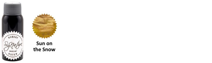 Robert Oster Ink bottle, Holiday series (Sun on the Snow) 50ml