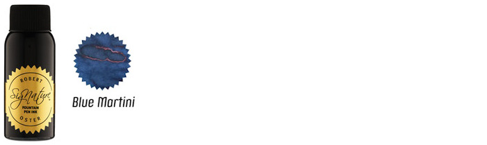 Robert Oster Ink bottle, Drinks series (Blue Martini) 50ml