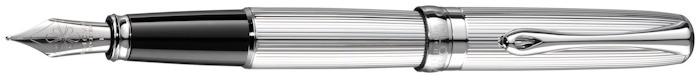 Diplomat Fountain pen, Excellence A² series Guilloche chrome