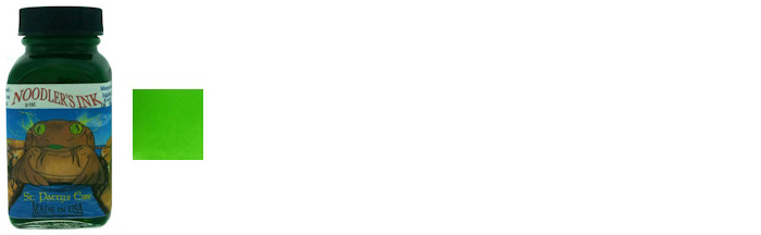 Noodler's Ink Ink bottle, Ink series Green ink (St. Patty's Eire HL)