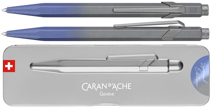 Caran d'Ache Ballpoint pen, 849 Claim Your Style Special Edition 5 series Stormy Blue