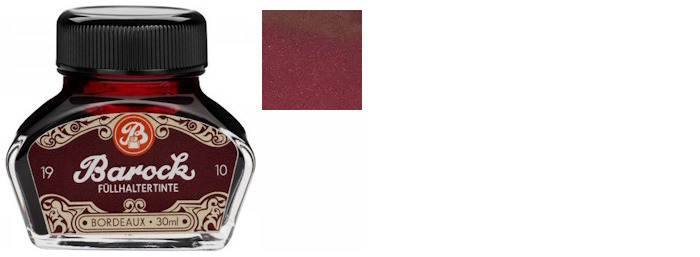 Octopus Fluids Ink bottle, Barock 1910 series Bordeaux ink (30ml)