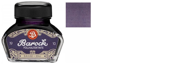 Octopus Fluids Ink bottle, Barock 1910 series Caviar ink (30ml)