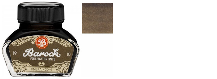 Octopus Fluids Ink bottle, Barock 1910 series Umbra ink (30ml)