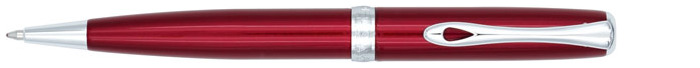 Diplomat Ballpoint pen, Excellence A² series Magma red CT