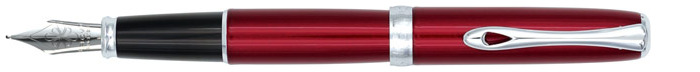 Diplomat Fountain pen, Excellence A² series Magma red CT