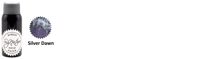 Robert Oster Ink bottle, Shake'N'Shimmy series (Silver Dawn) 50ml