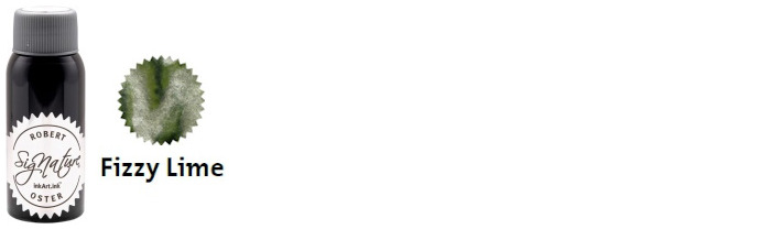 Robert Oster Ink bottle, Shake'N'Shimmy series (Fizzy Lime) 50ml