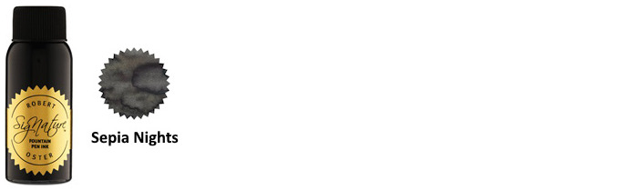 Robert Oster Ink bottle, Coffees & Browns series (Sepia Nights) 50ml