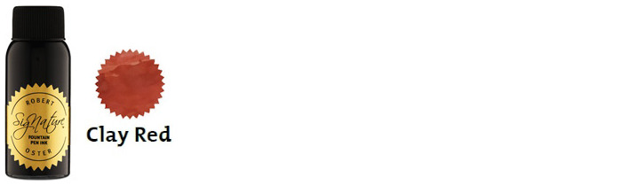 Robert Oster Ink bottle, Reds series (Clay Red) 50ml