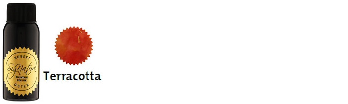 Robert Oster Ink bottle, Reds series (Terracotta) 50ml