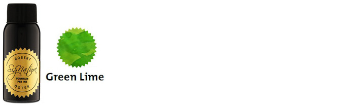 Robert Oster Ink bottle, Greens series (Green Lime) 50ml