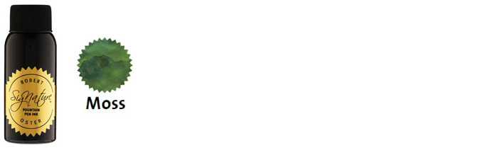 Robert Oster Ink bottle, Greens series (Moss) 50ml