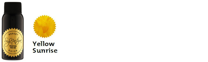 Robert Oster Ink bottle, Yellows & Golds series (Yellow Sunrise) 50ml