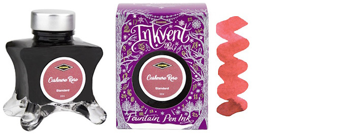 Diamine Ink bottle, Inkvent Purple Edition series Cashmere Rose ink (50ml)